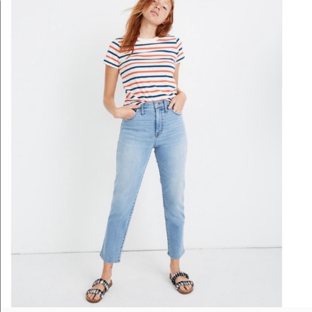 Madewell stove pipe Jeans